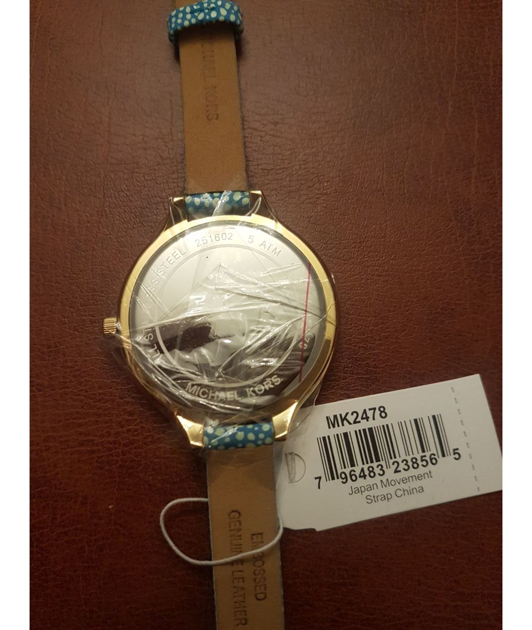 MICHAEL KORS Голубые стальные часы, фото 6