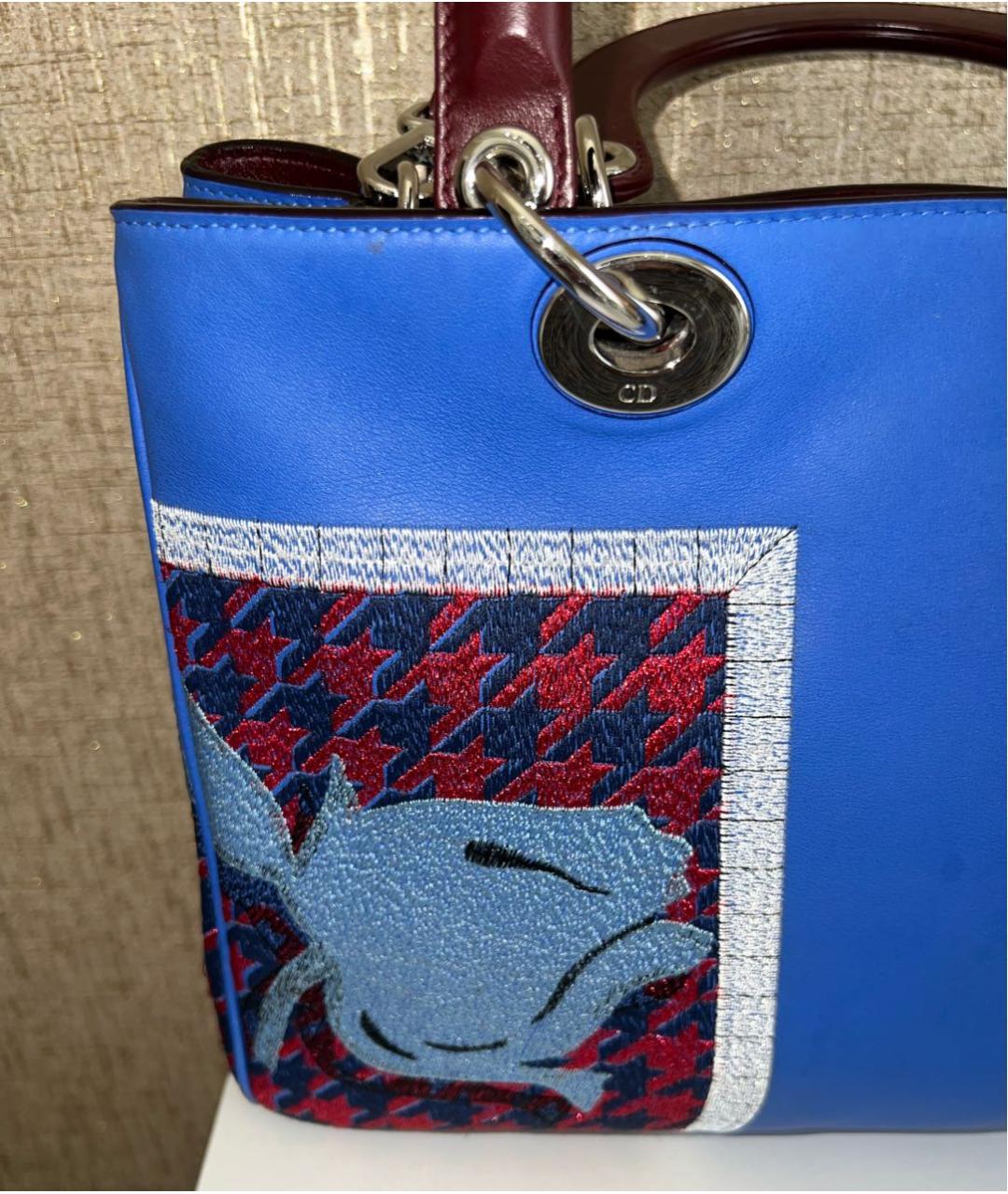 CHRISTIAN DIOR Мульти кожаная сумка с короткими ручками, фото 2