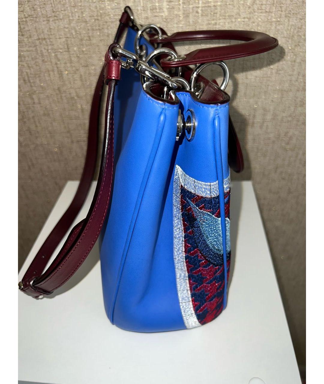 CHRISTIAN DIOR Мульти кожаная сумка с короткими ручками, фото 5