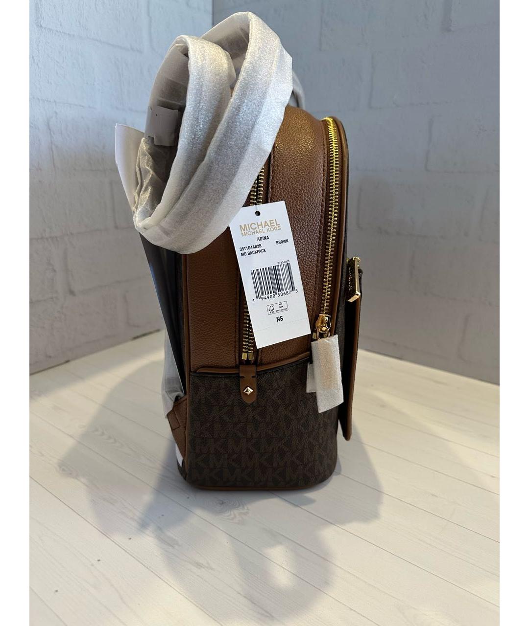 MICHAEL KORS Коричневый рюкзак, фото 2
