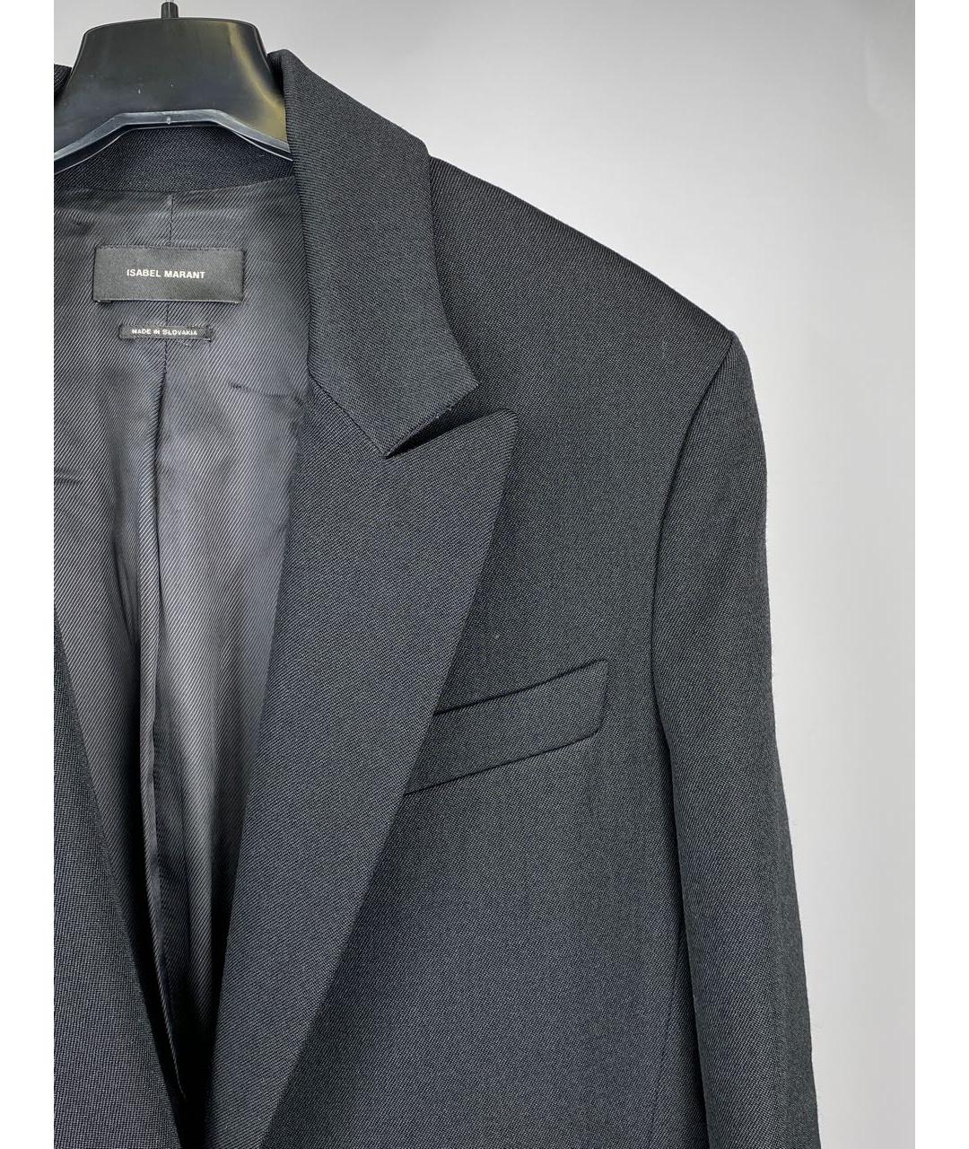 ISABEL MARANT Черный шерстяной жакет/пиджак, фото 4