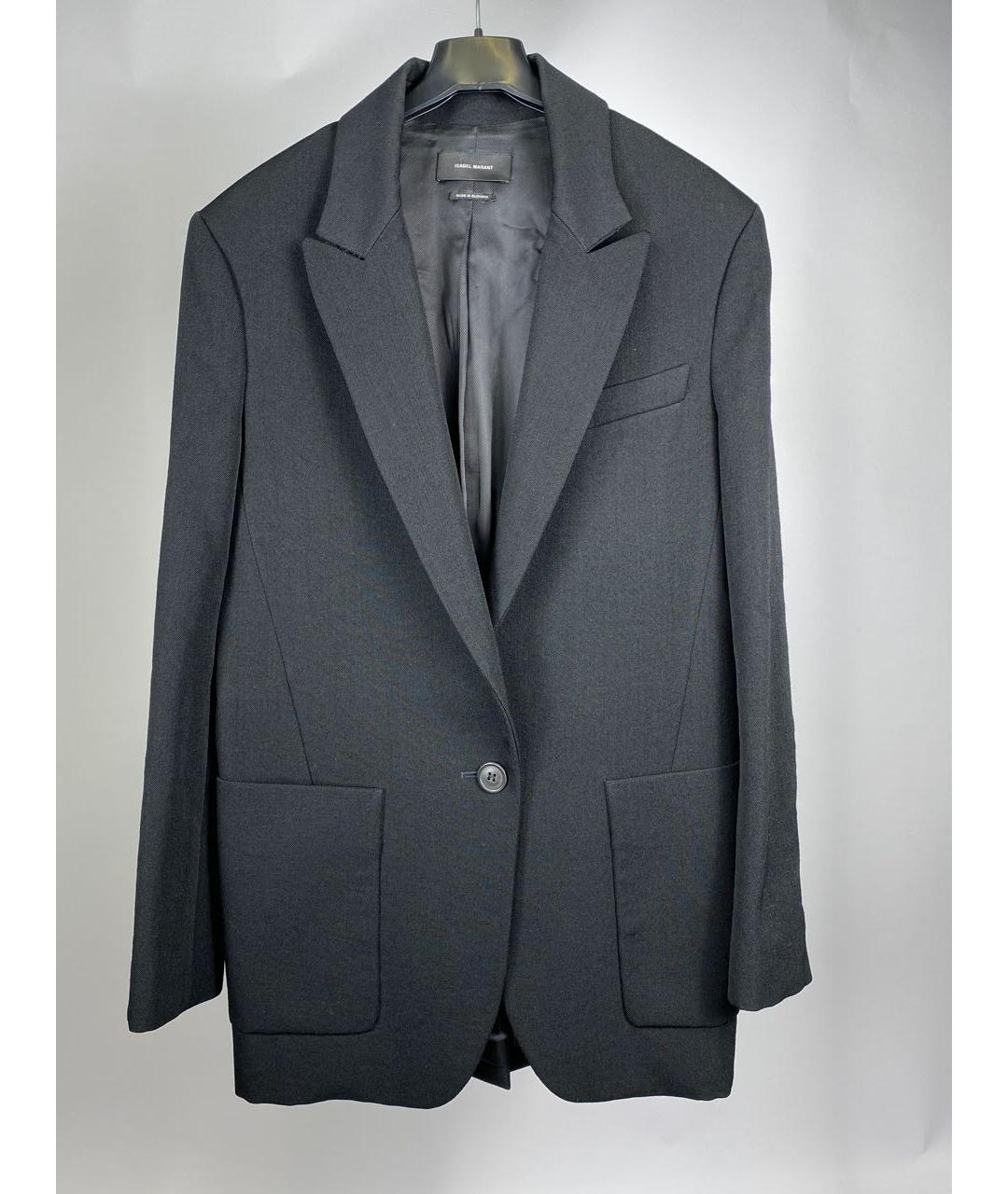 ISABEL MARANT Черный шерстяной жакет/пиджак, фото 9