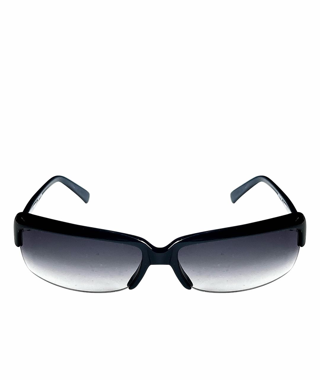 LA PERLA Темно-синие пластиковые солнцезащитные очки, фото 1