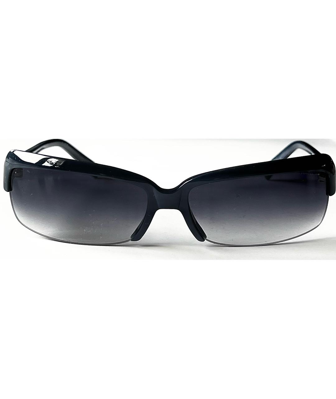 LA PERLA Темно-синие пластиковые солнцезащитные очки, фото 2