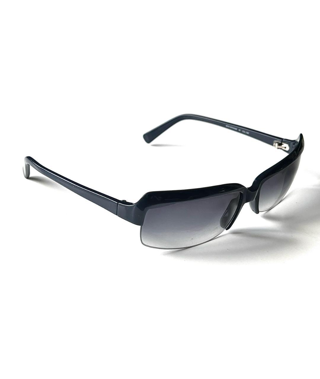 LA PERLA Темно-синие пластиковые солнцезащитные очки, фото 3