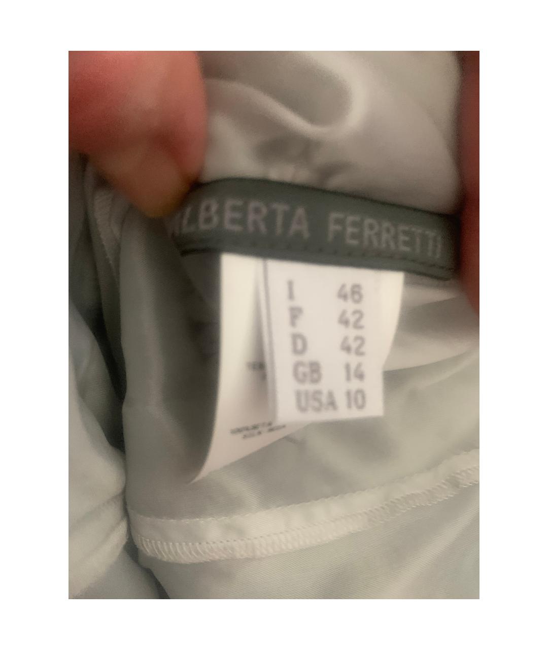 ALBERTA FERRETTI Шелковое вечернее платье, фото 6