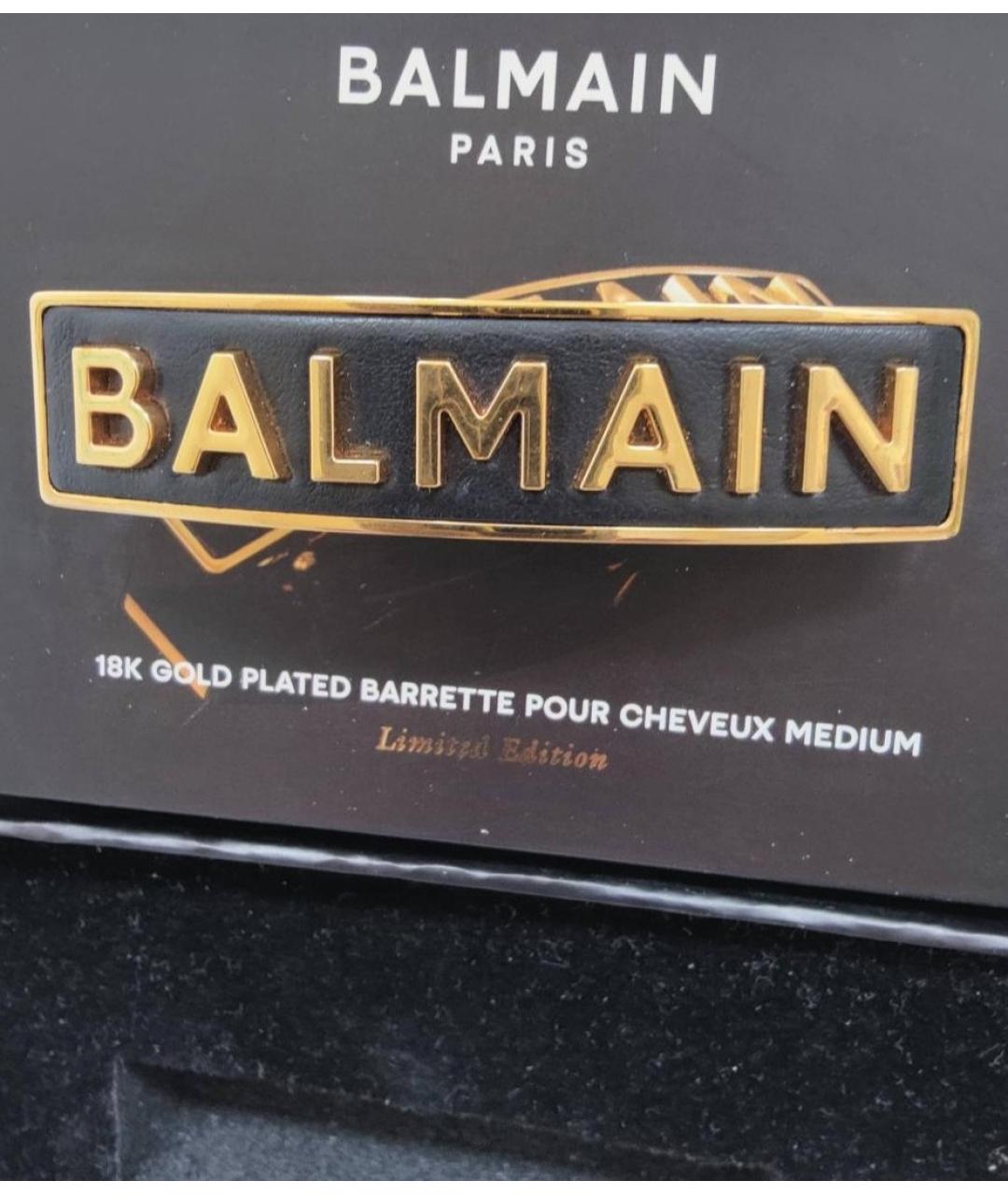 BALMAIN Черная заколка, фото 8