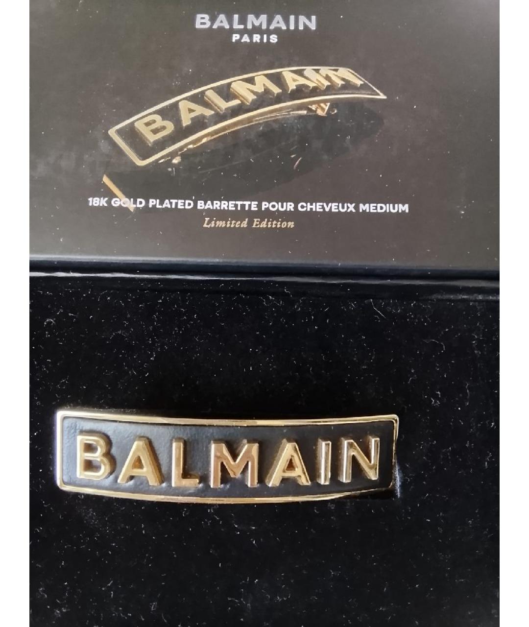 BALMAIN Черная заколка, фото 8