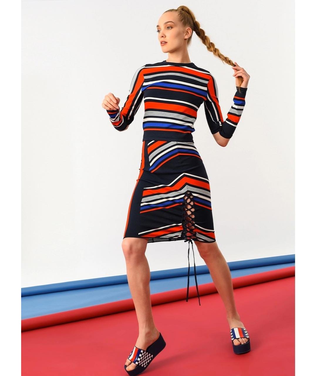 TOMMY HILFIGER Мульти костюм с юбками, фото 5