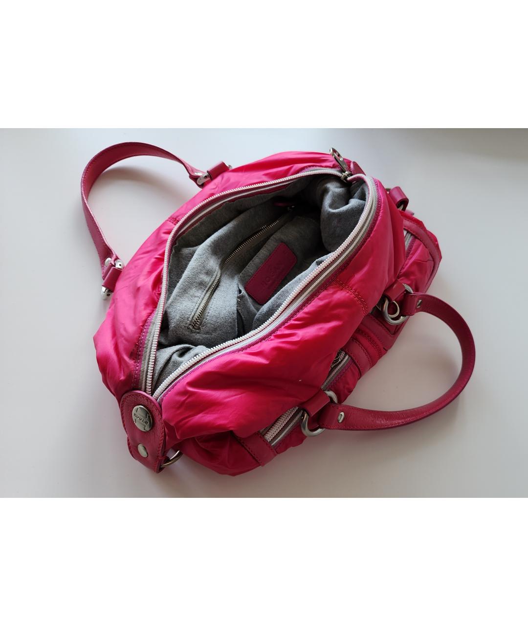 HOGAN Розовая сумка с короткими ручками, фото 4