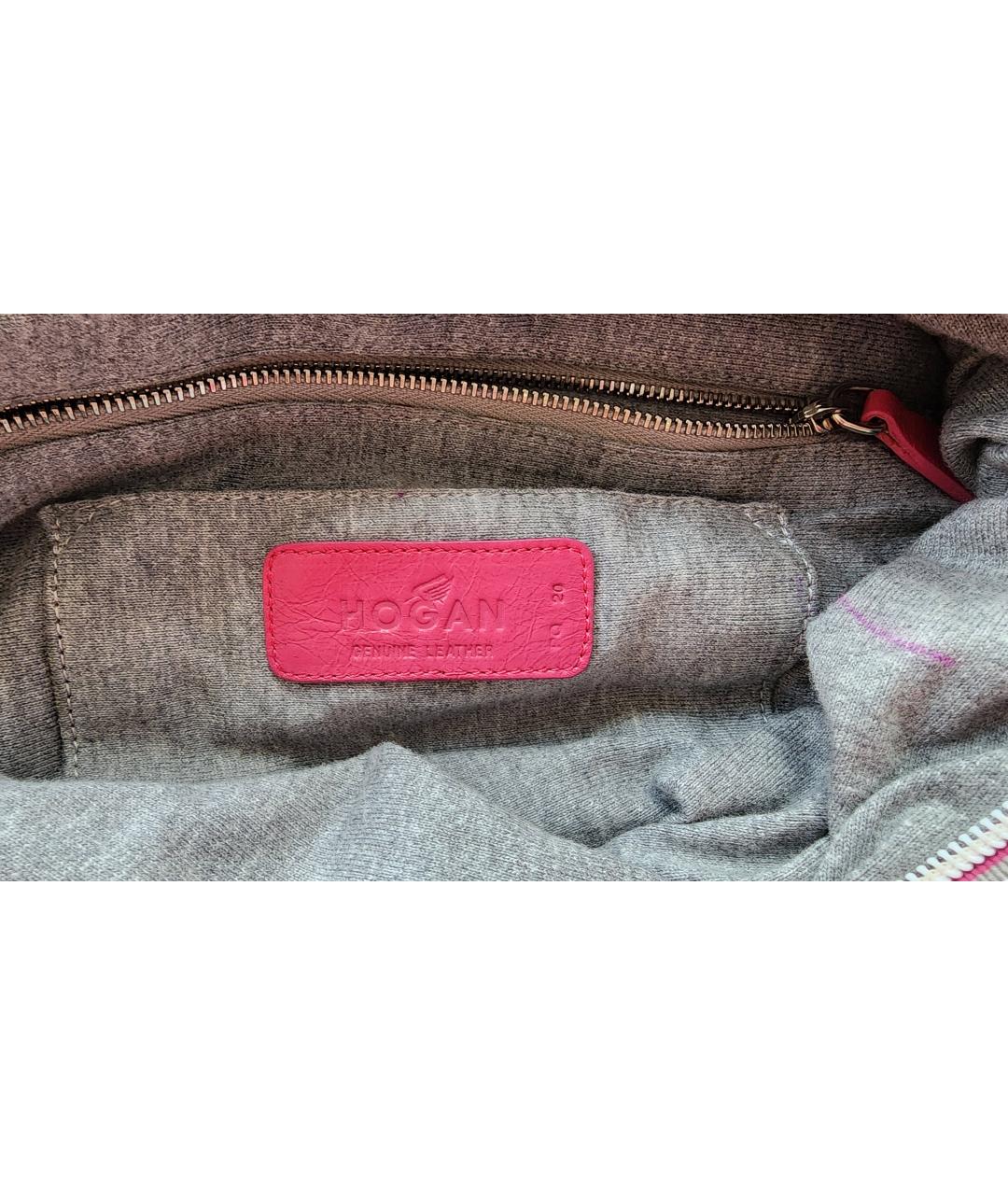 HOGAN Розовая сумка с короткими ручками, фото 6