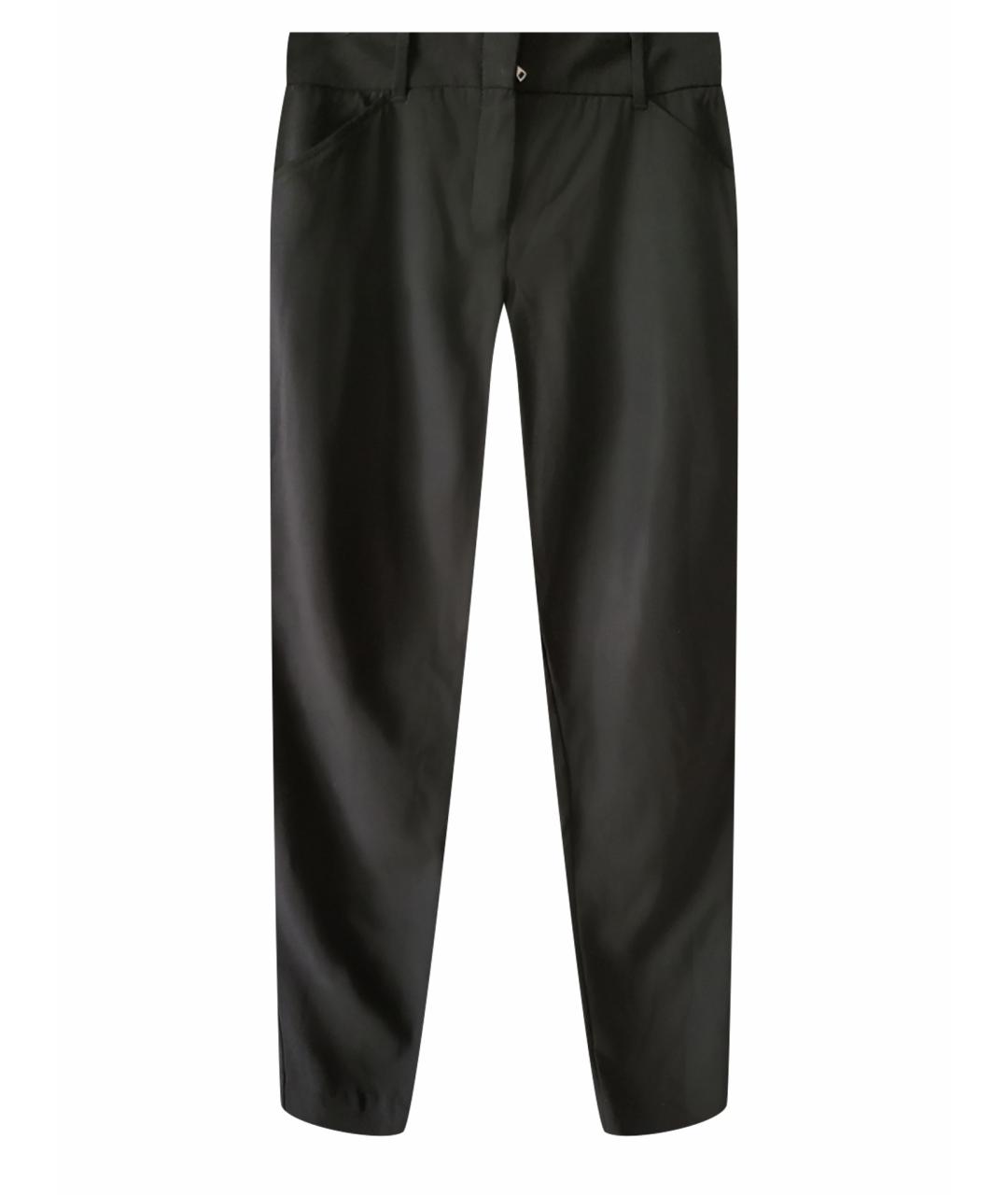 DOLCE&GABBANA Черные шерстяные брюки узкие, фото 1