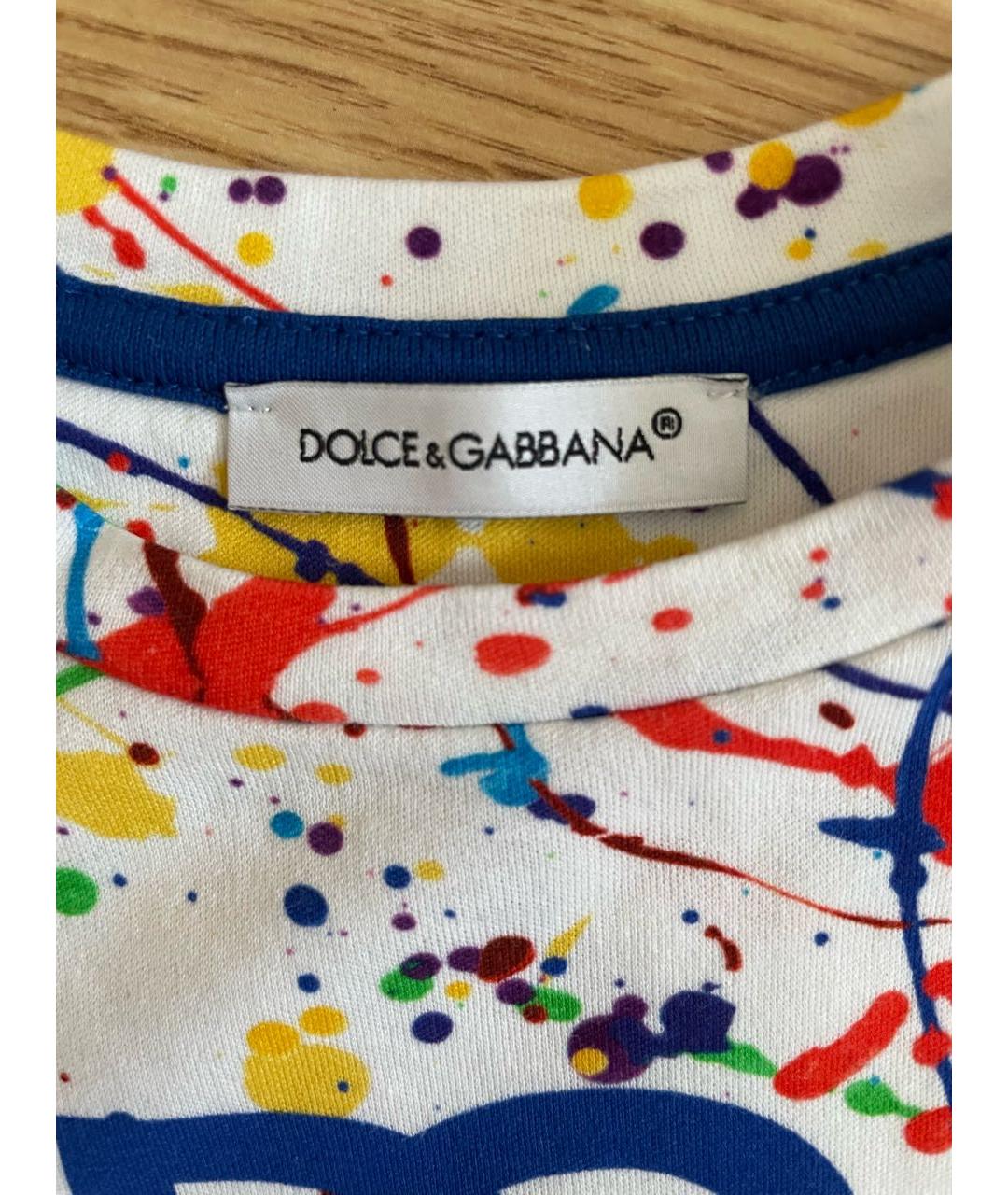 DOLCE&GABBANA Мульти хлопковый боди / песочник, фото 4