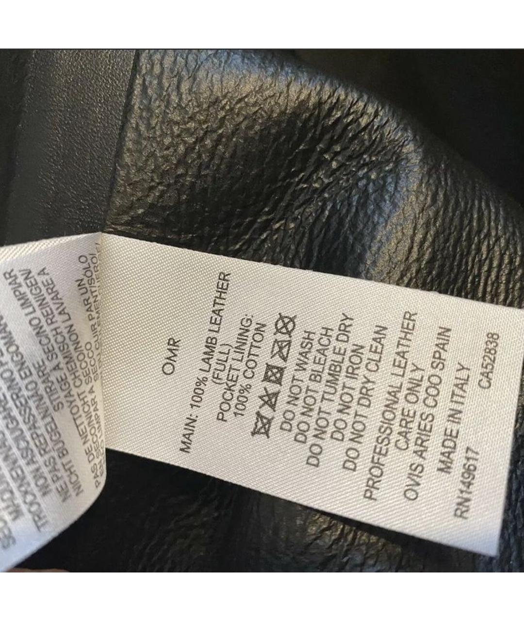 DUNHILL Черная кожаная куртка, фото 8