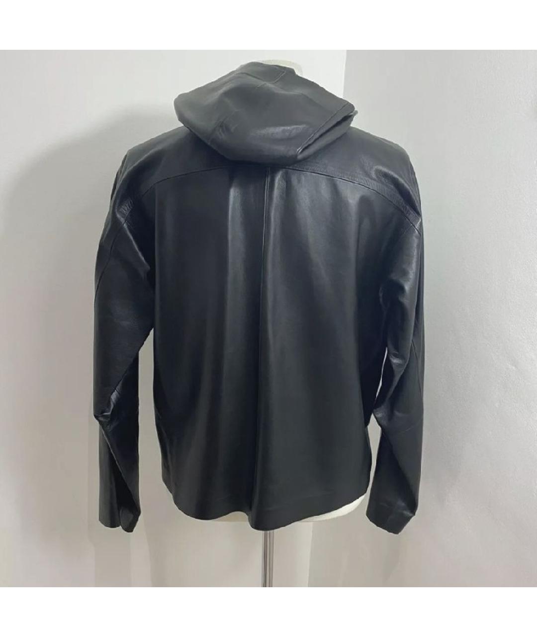 DUNHILL Черная кожаная куртка, фото 4