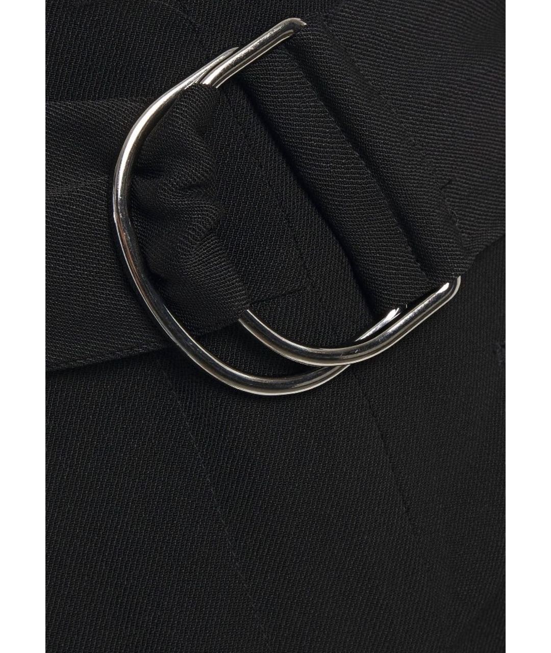 IRO Черные вискозные прямые брюки, фото 8