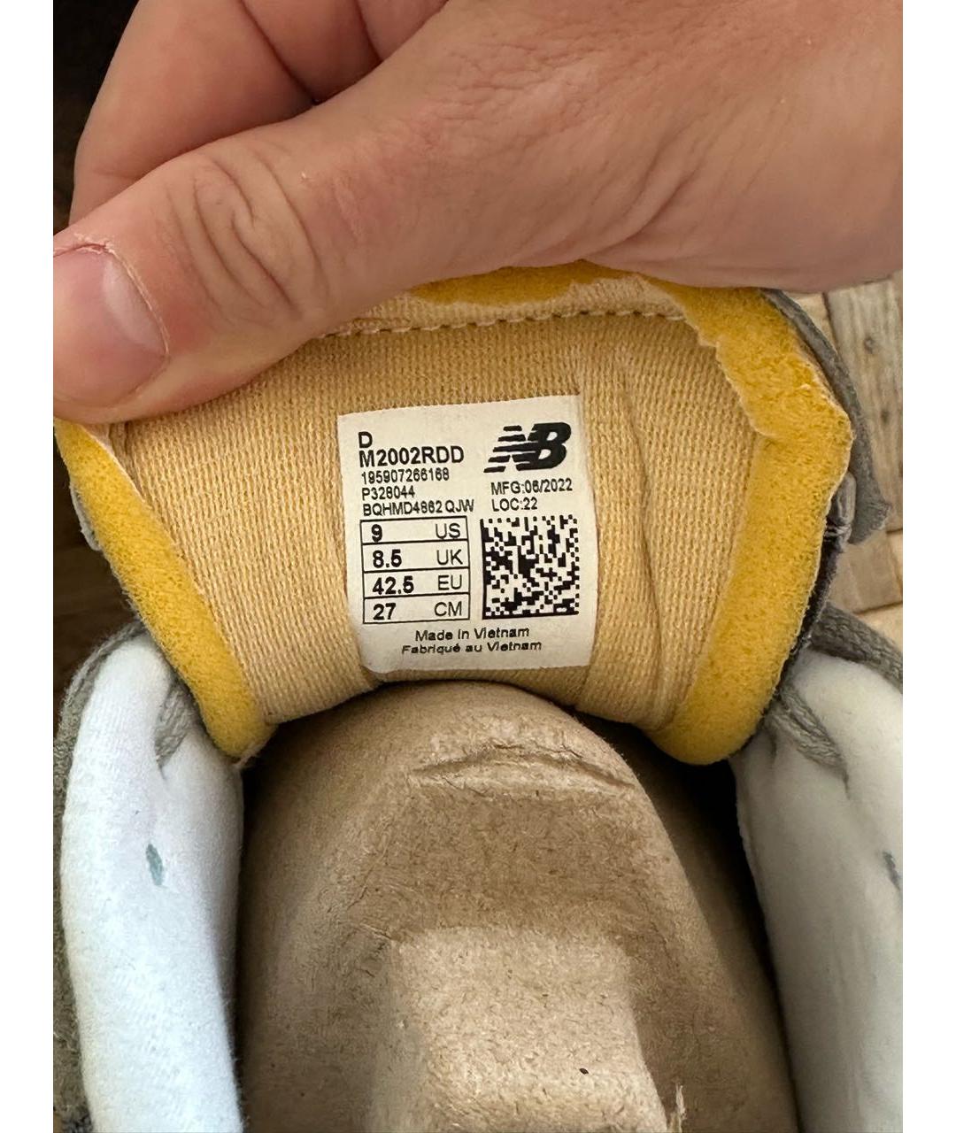 NEW BALANCE Зеленые замшевые высокие кроссовки / кеды, фото 8