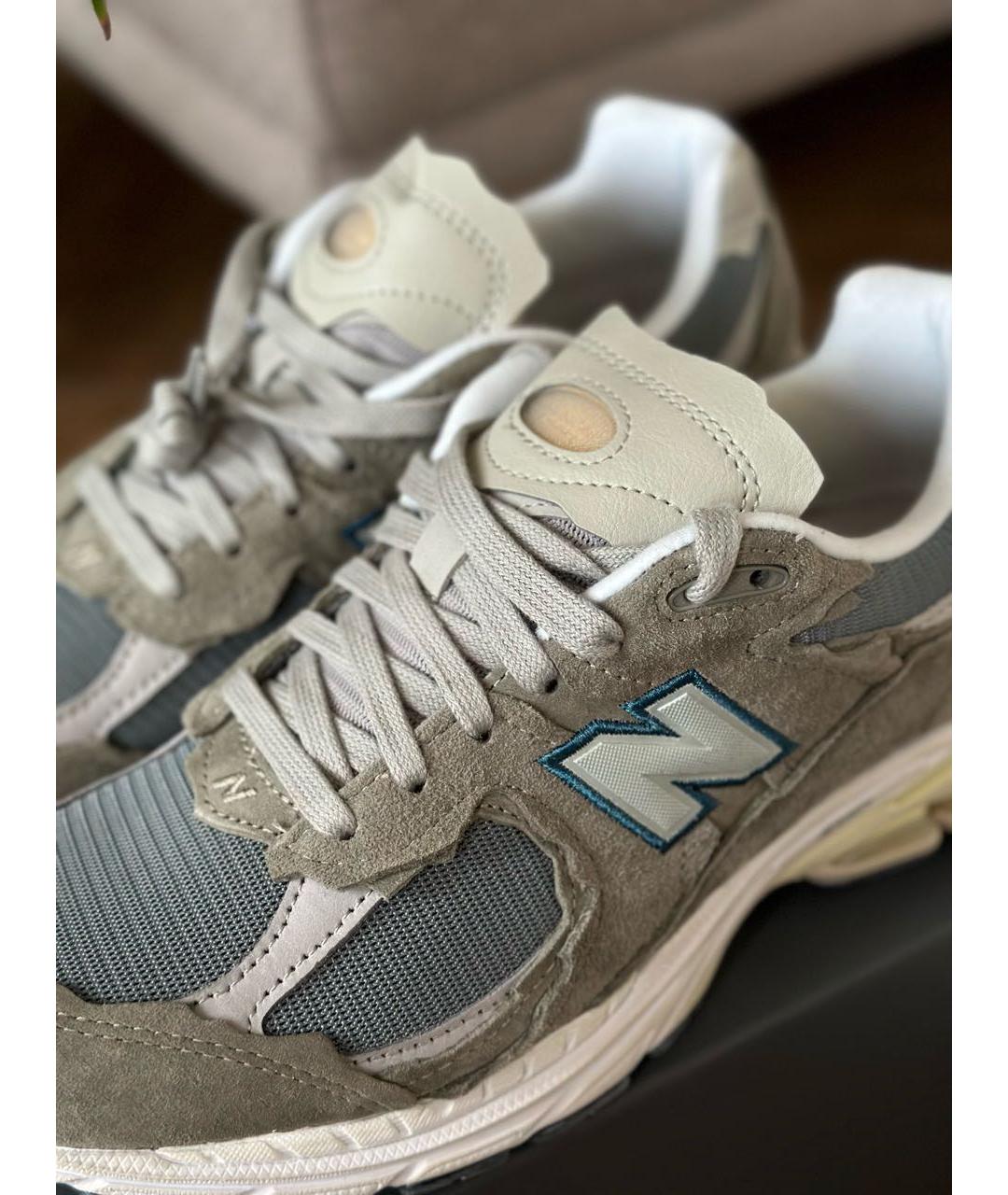 NEW BALANCE Зеленые замшевые высокие кроссовки / кеды, фото 7