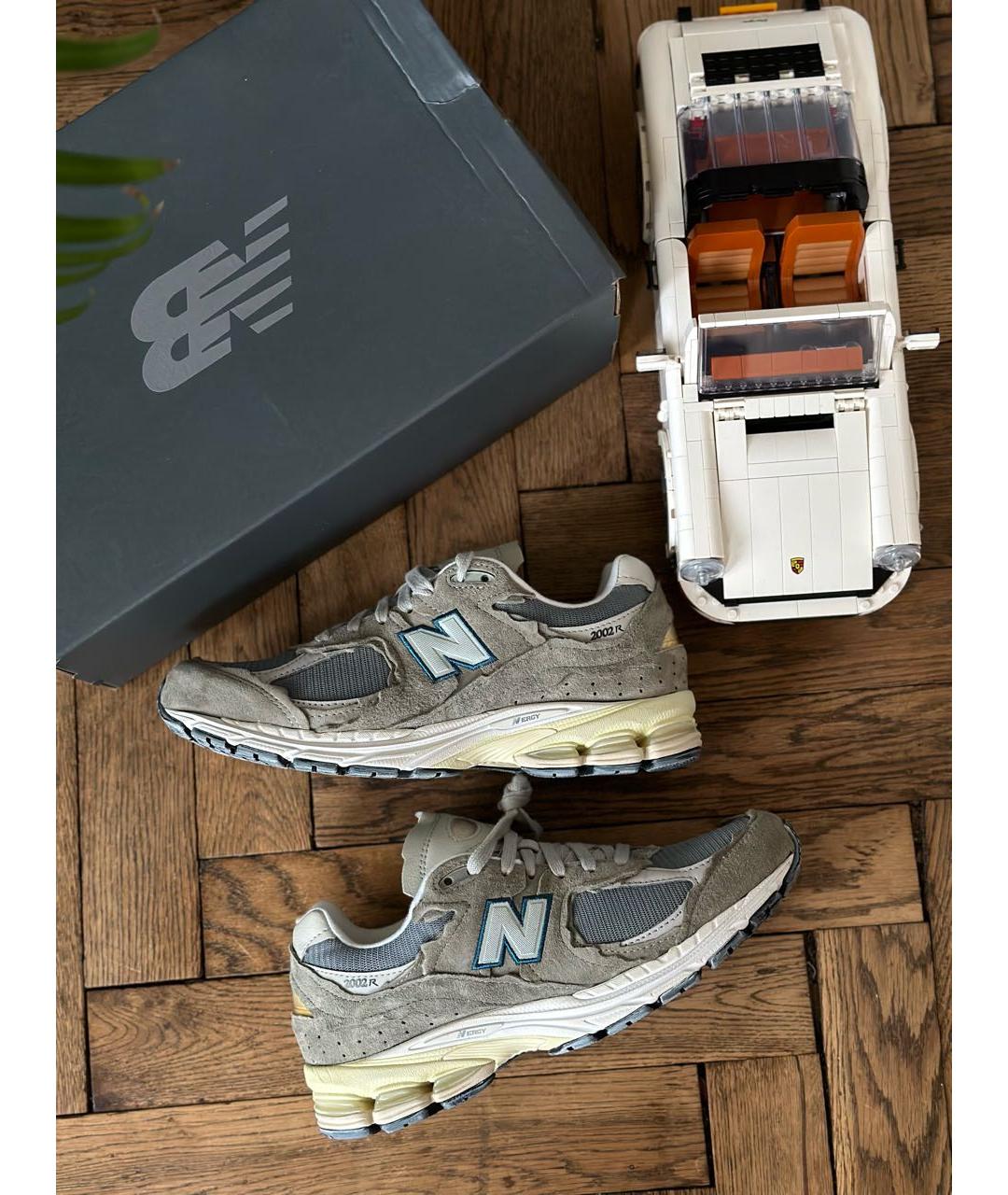 NEW BALANCE Зеленые замшевые высокие кроссовки / кеды, фото 6