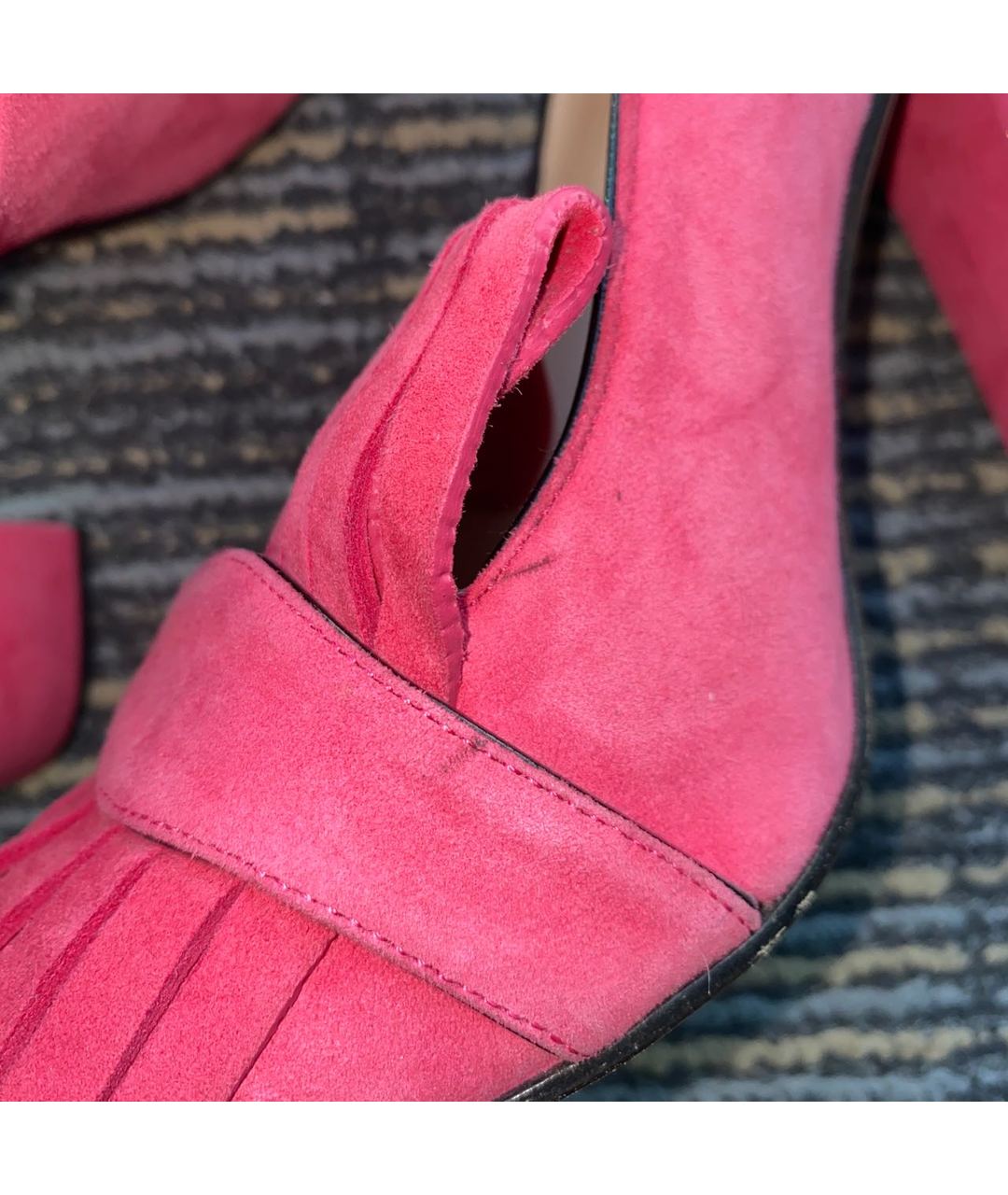 GUCCI Розовые замшевые туфли, фото 8