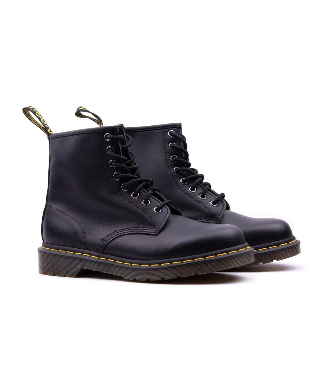 DR. MARTENS Черные кожаные высокие ботинки, фото 2