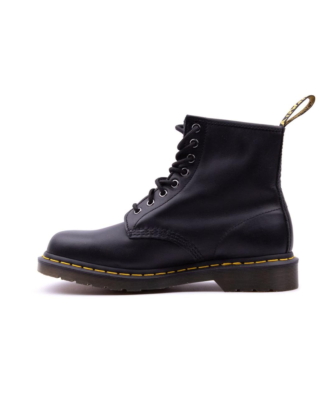 DR. MARTENS Черные кожаные высокие ботинки, фото 4