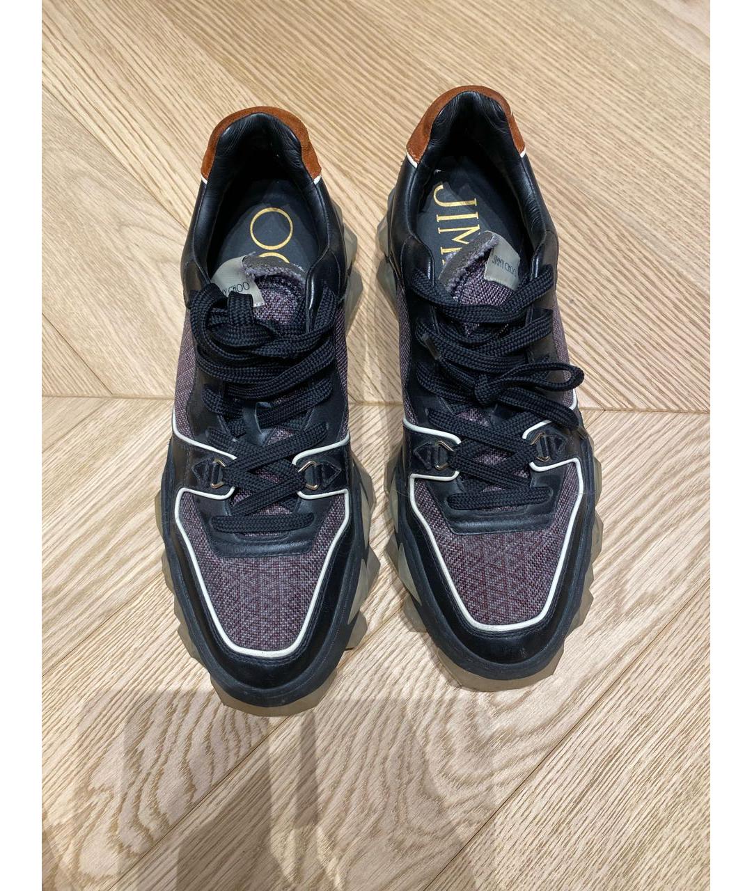 JIMMY CHOO Черные кроссовки, фото 2