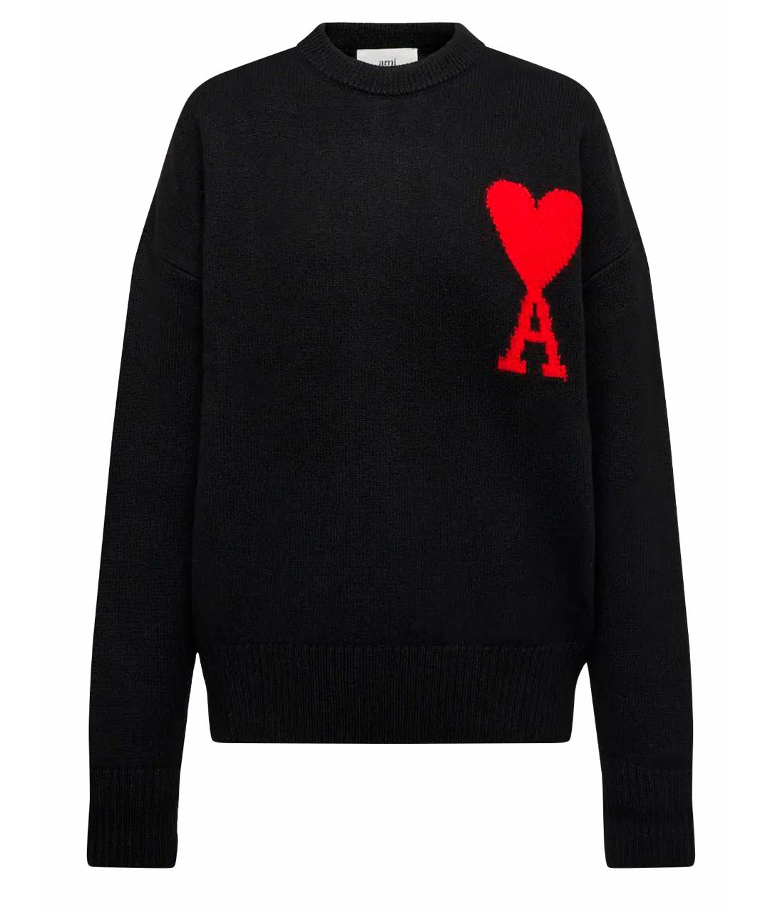AMI Черный джемпер / свитер, фото 1