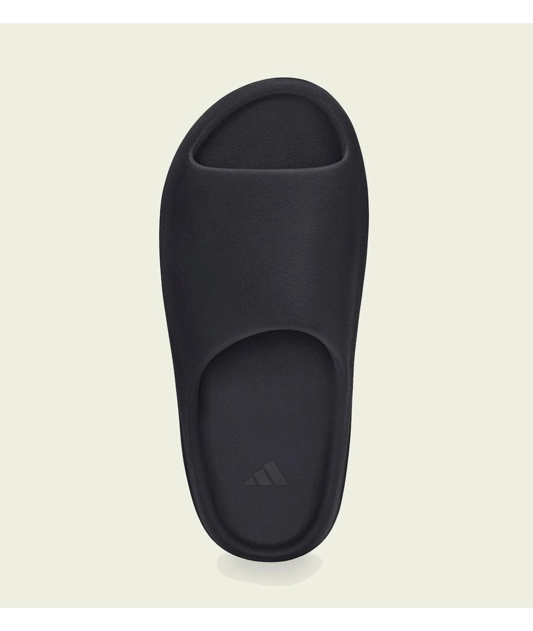 ADIDAS YEEZY Черные резиновые шлепанцы, фото 3