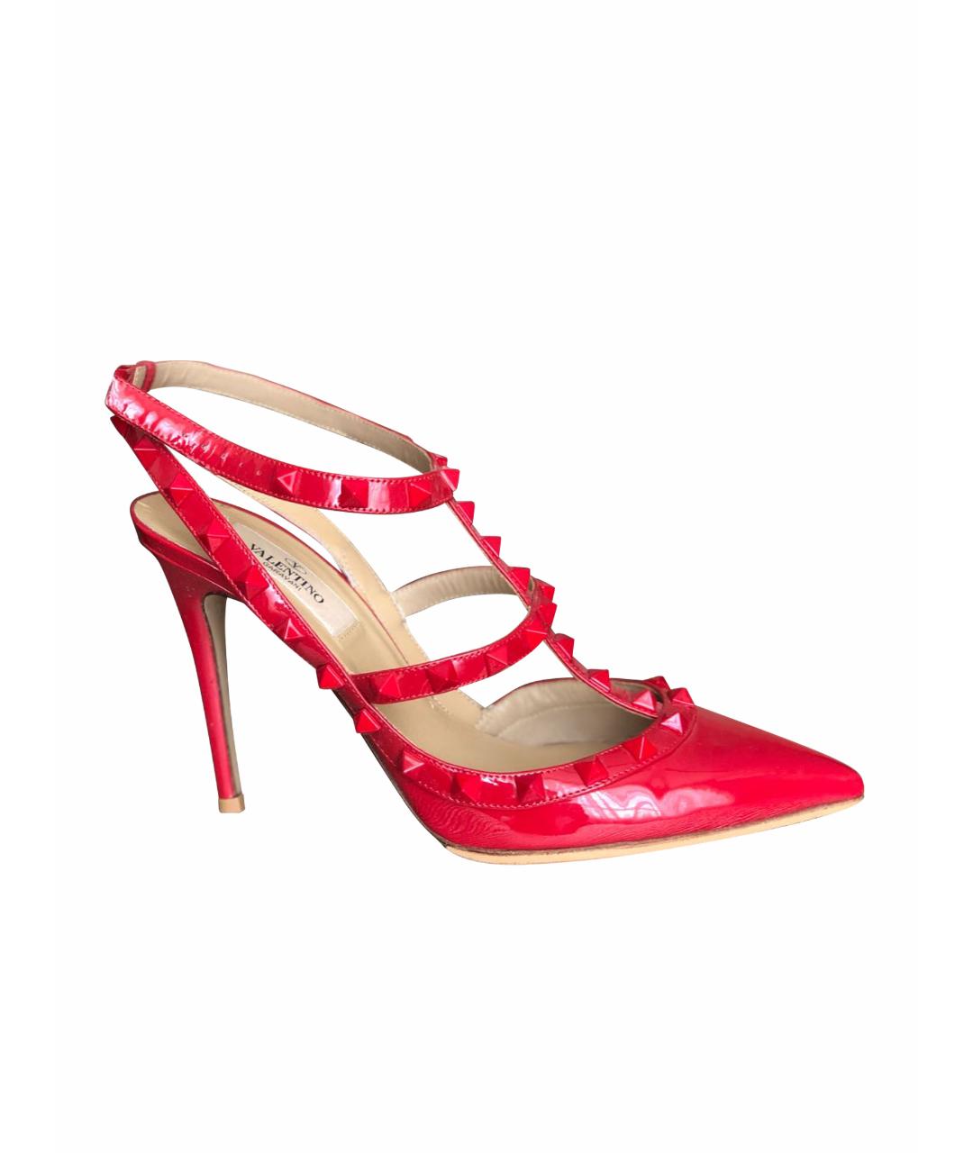 VALENTINO Красные туфли из лакированной кожи, фото 1