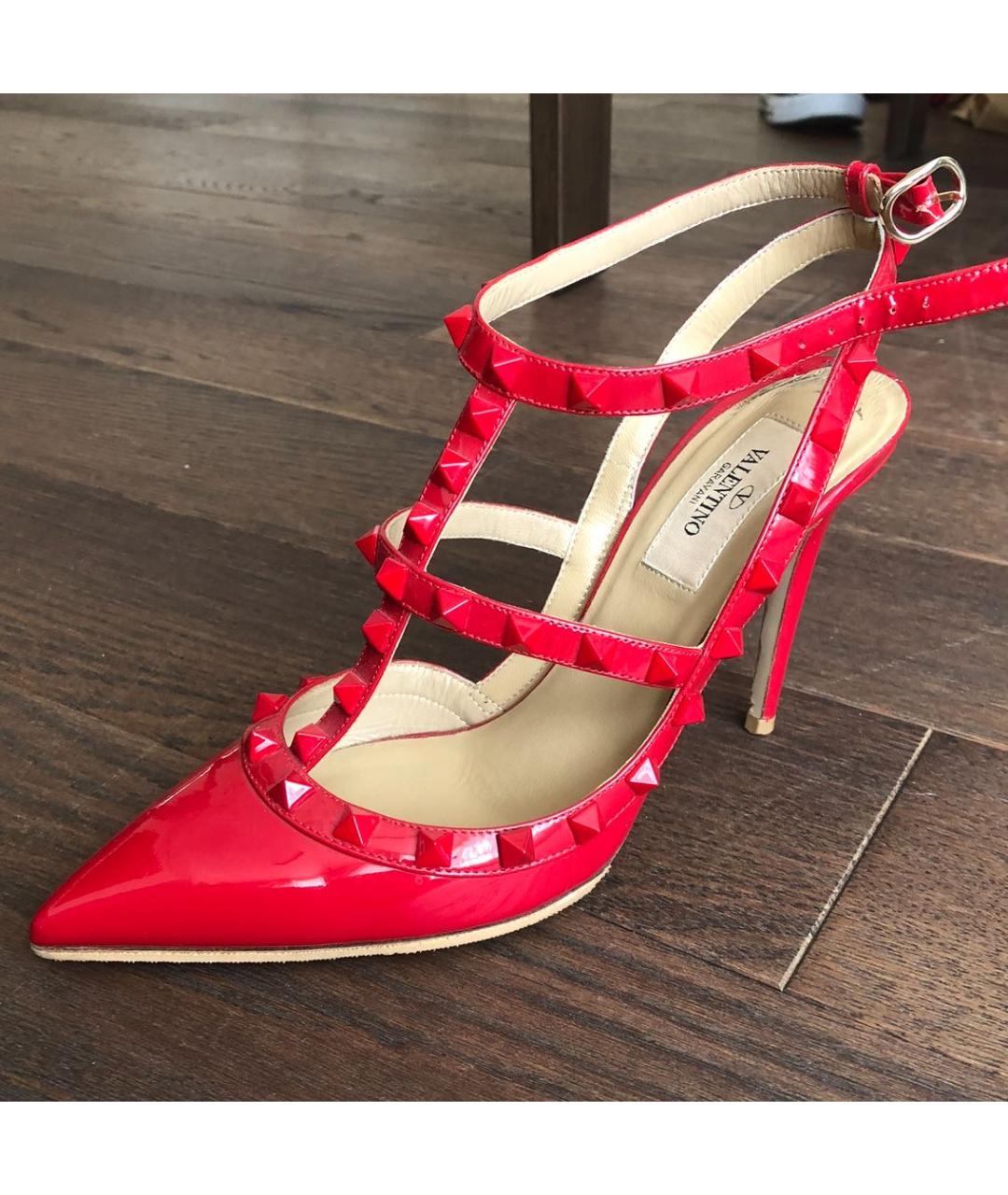 VALENTINO Красные туфли из лакированной кожи, фото 3