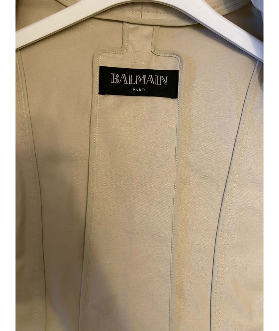 BALMAIN Бежевый хлопковый жакет/пиджак, фото 2