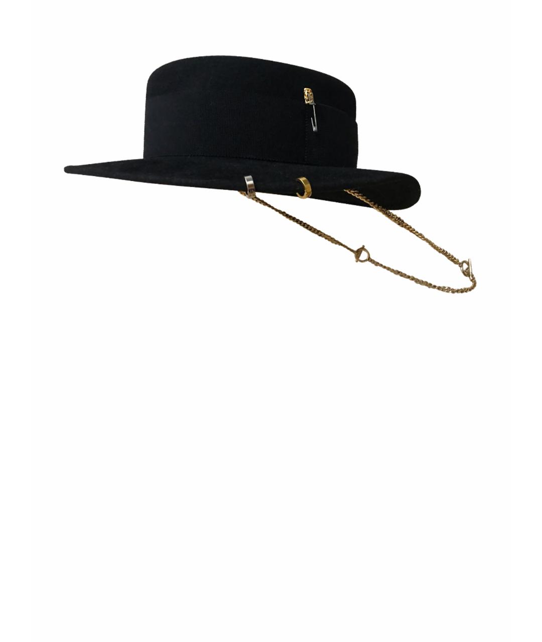 RUSLAN BAGINSKIY Черная шляпа, фото 1