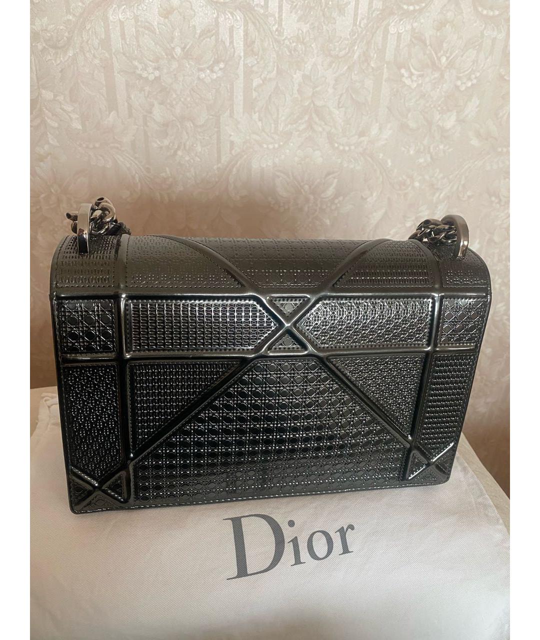 CHRISTIAN DIOR Серая сумка через плечо, фото 3