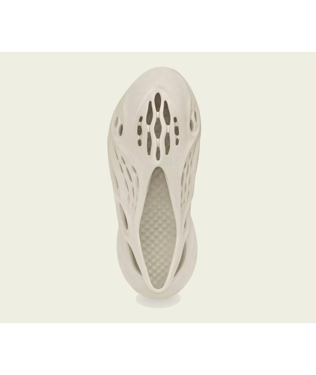 ADIDAS YEEZY Белые резиновые сандалии, фото 3