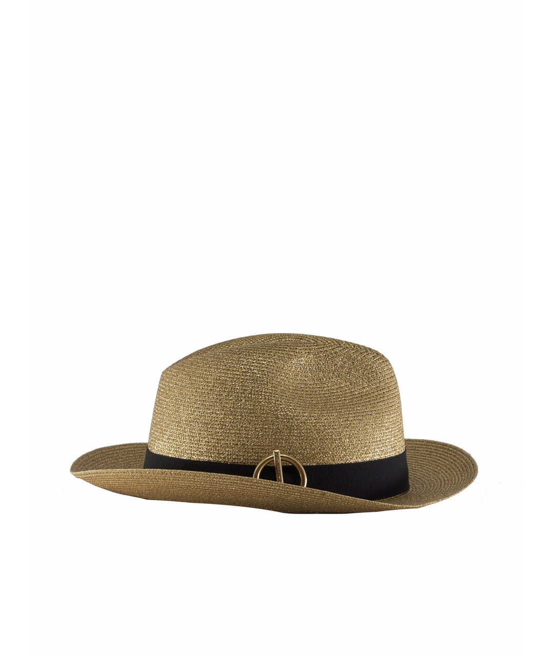 ERMANNO SCERVINO Золотая соломенная шляпа, фото 1
