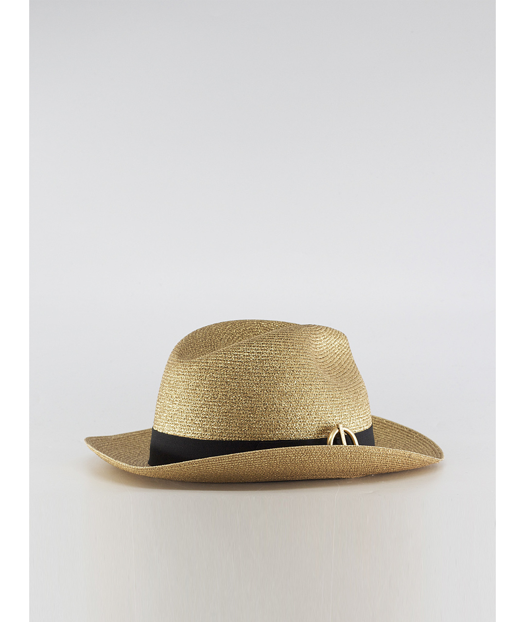 ERMANNO SCERVINO Золотая соломенная шляпа, фото 2