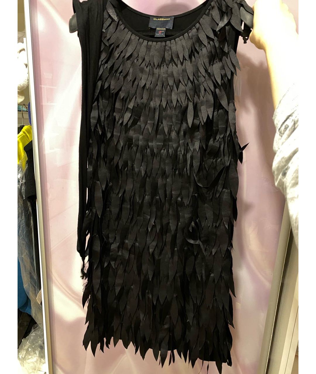 ROBERTO CAVALLI Черное вискозное коктейльное платье, фото 6