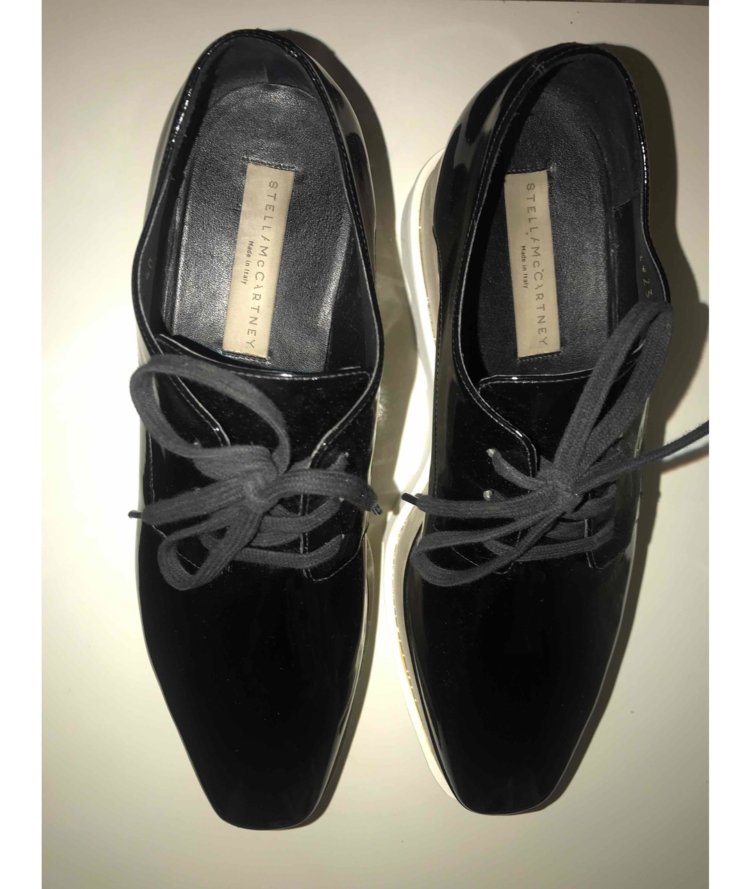 STELLA MCCARTNEY Черные ботинки из лакированной кожи, фото 2
