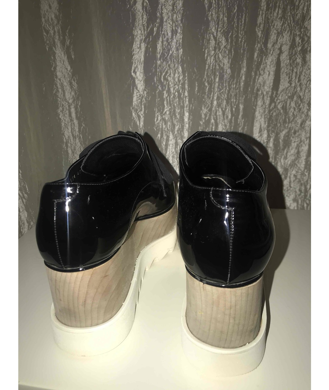 STELLA MCCARTNEY Черные ботинки из лакированной кожи, фото 3