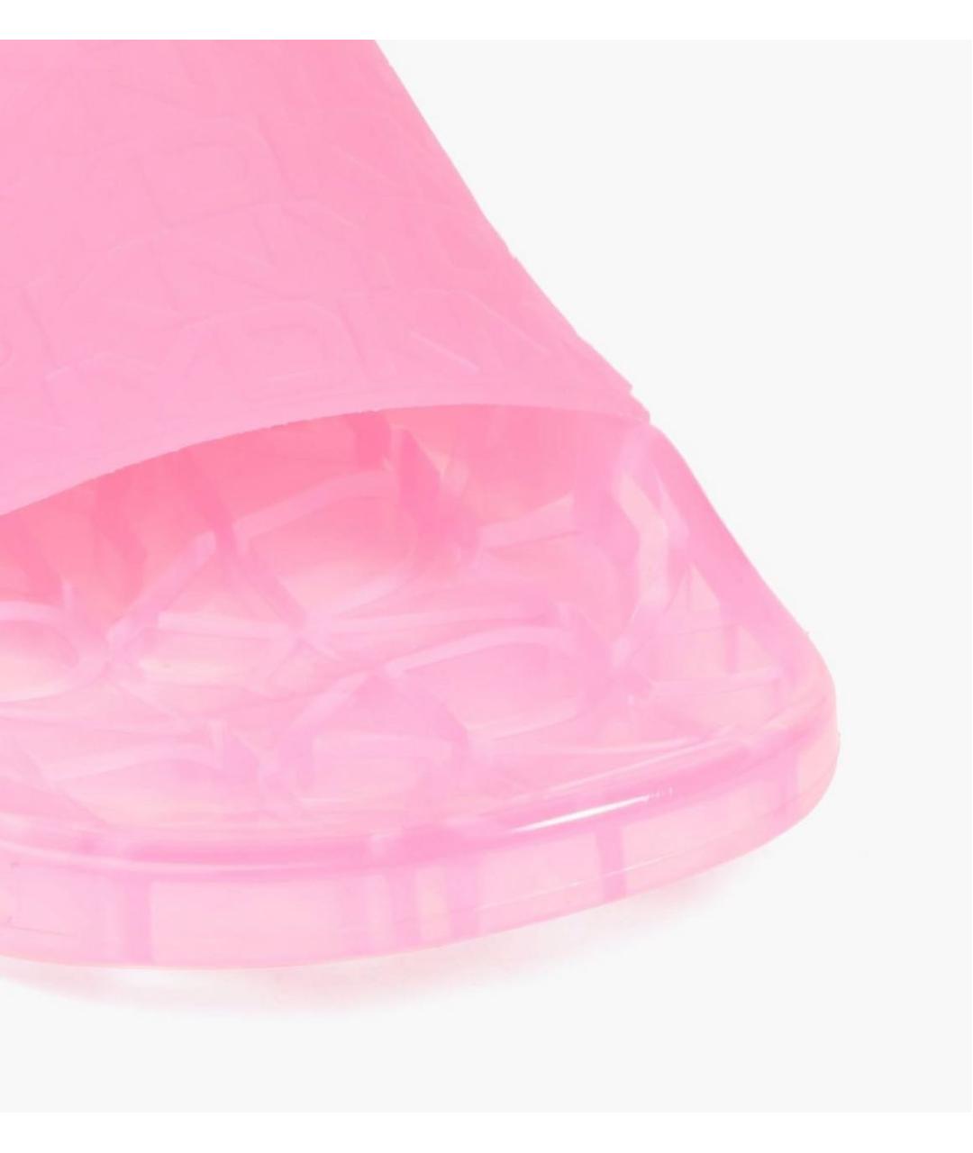 DKNY Розовые шлепанцы, фото 3