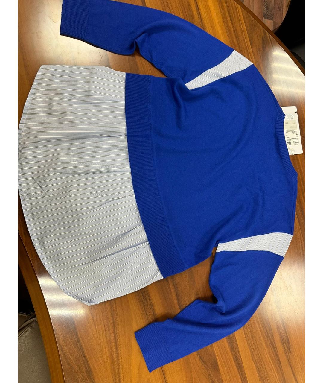ESCADA Синяя вискозная блузы, фото 2