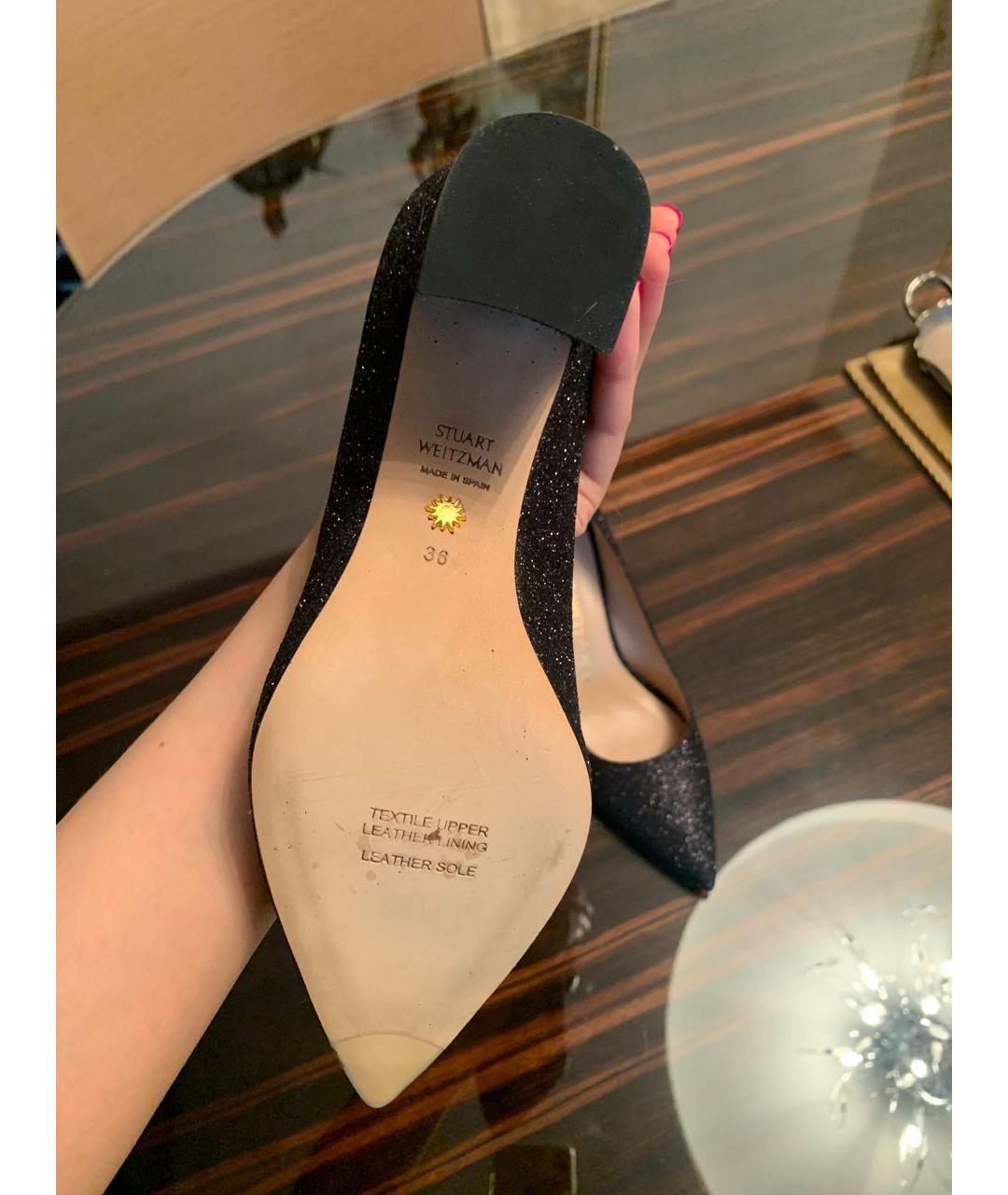 STUART WEITZMAN Черные туфли, фото 4