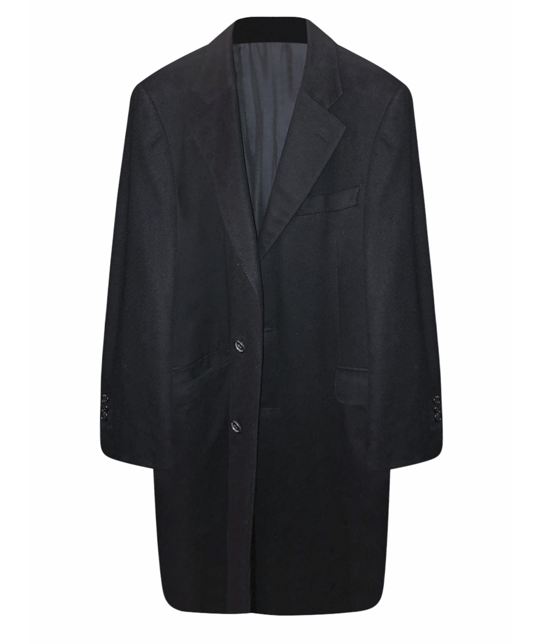ERMENEGILDO ZEGNA Черное кашемировое пальто, фото 1