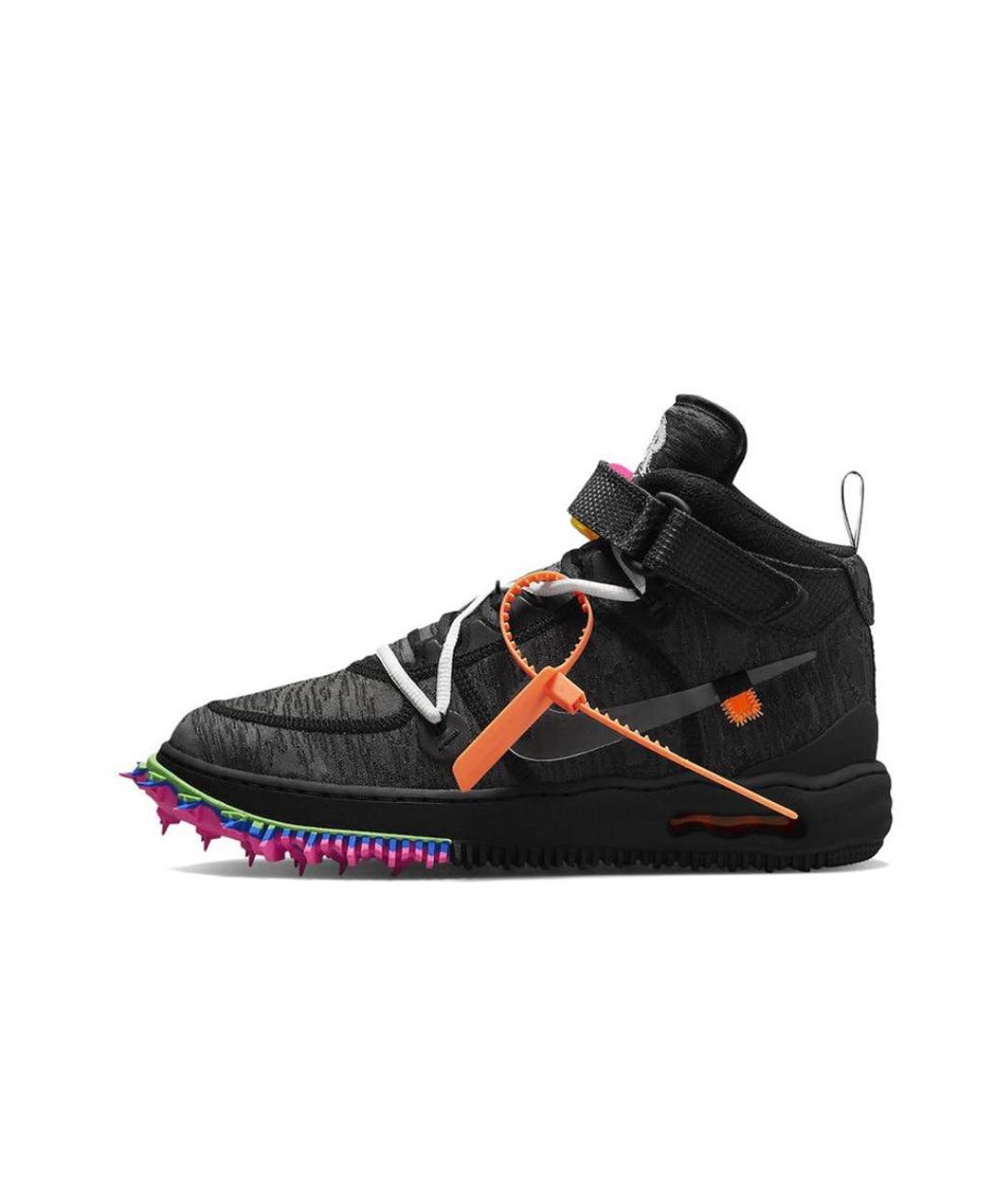 NIKE X OFF-WHITE Черные замшевые кроссовки, фото 2