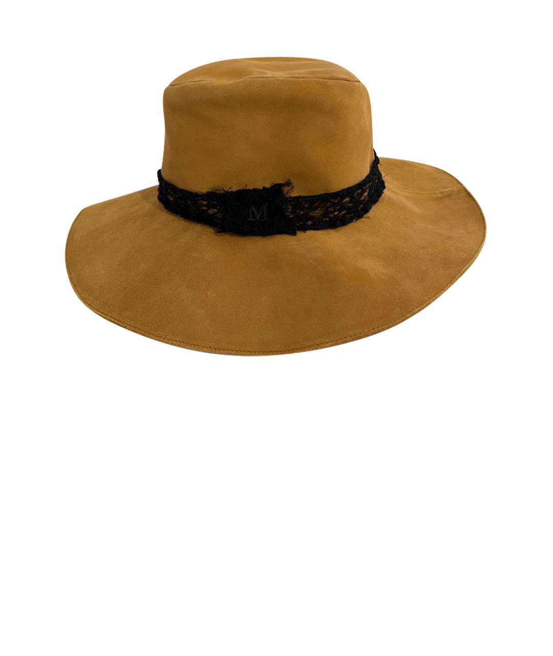 MAISON MICHEL Горчичная шляпа, фото 1