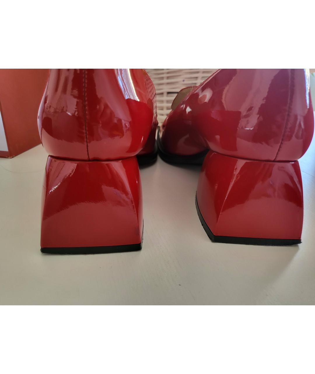 NODALETO Красные кожаные туфли, фото 7