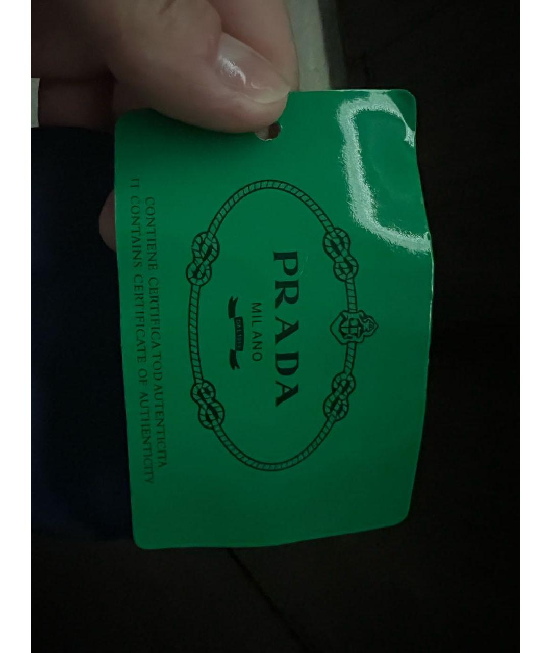 PRADA Темно-синяя кепка/бейсболка, фото 4