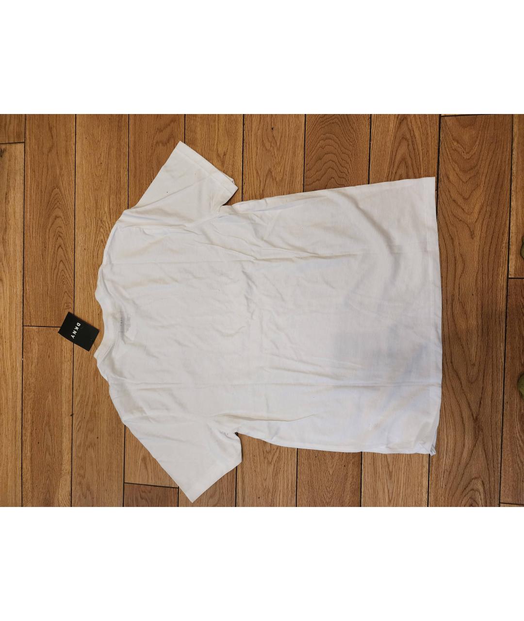 DKNY Белая футболка, фото 4