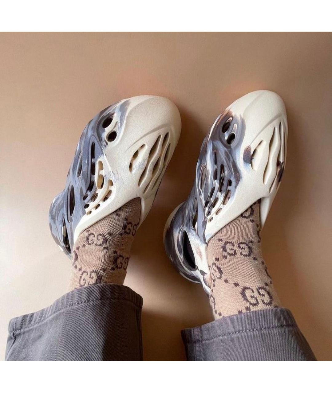 ADIDAS YEEZY Мульти резиновые сандалии, фото 5